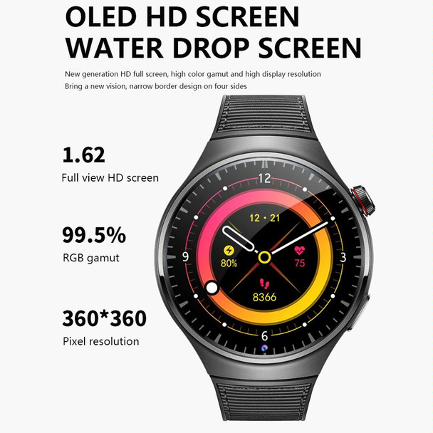 1.53 inch Front Camera Smart Watch Support AI Voice / SIM Card, Specification:2GB+32GB(Tarnish)