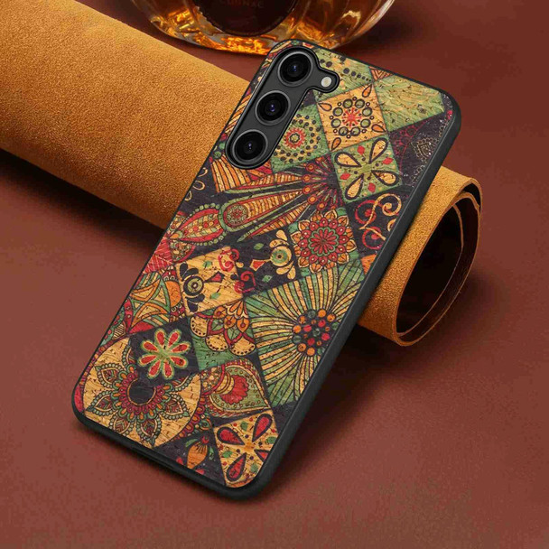 For Samsung Galaxy S21 Ultra 5G Four Seasons Flower Language Series TPU Phone Case(Autumn Yellow)