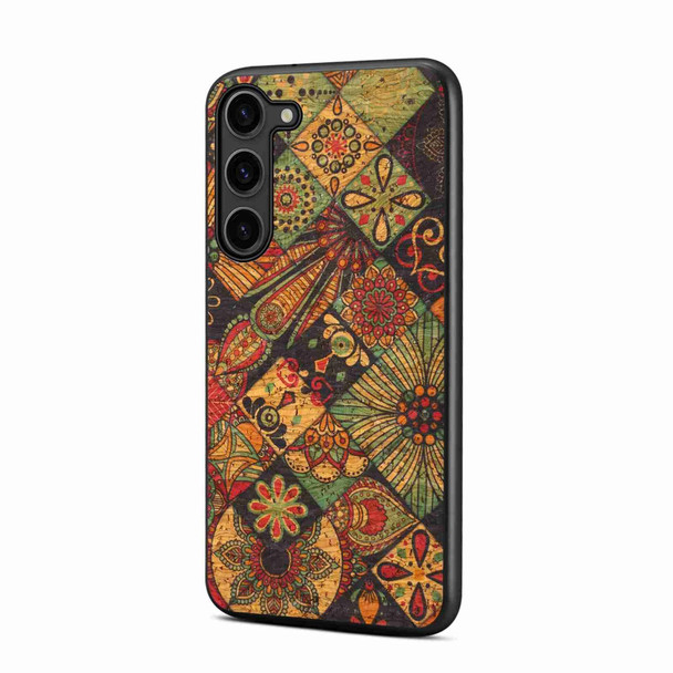 For Samsung Galaxy S23 5G Four Seasons Flower Language Series TPU Phone Case(Autumn Yellow)