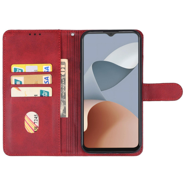 For ZTE Blade A34 Leather Phone Case(Red)