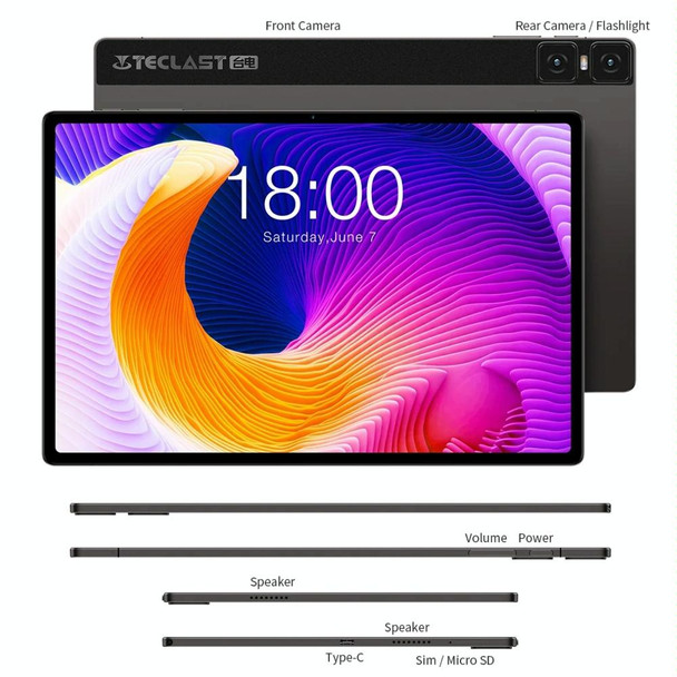 Teclast T45HD 4G LTE Tablet PC 10.5 inch, 8GB+128GB,  Android 13 Unisoc T606 Octa Core, Support Dual SIM