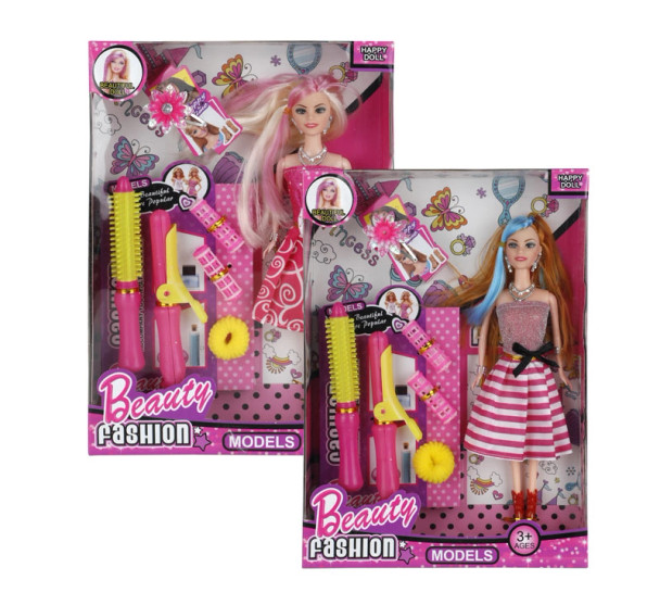 Fashion Doll With Hair Accessories