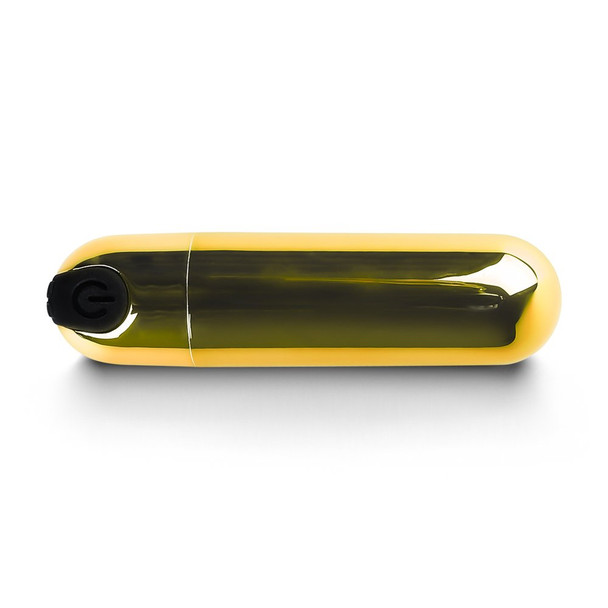 10 Speeds USB Recharging Vibrating Bullet - Gold
