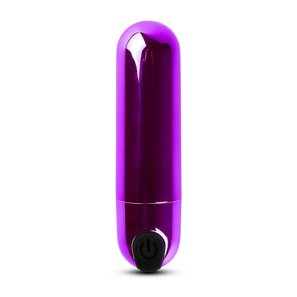 10 Speeds USB Recharging Vibrating Bullet - Purple