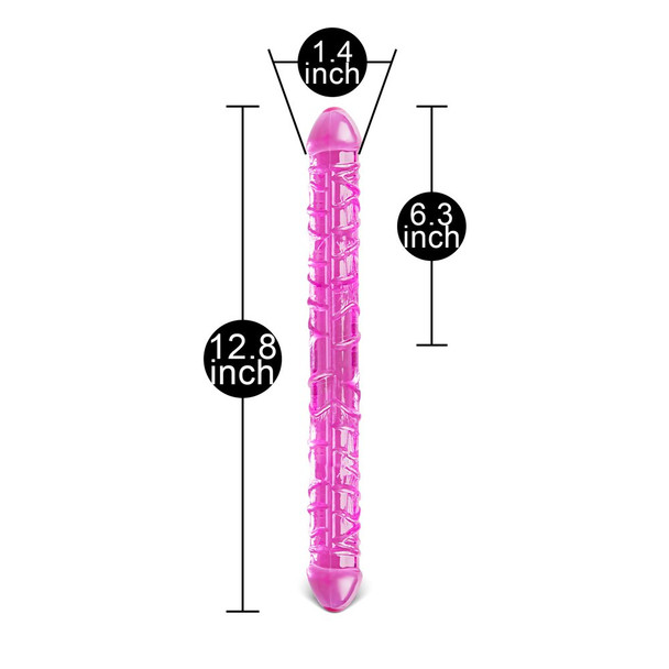 Realistic Double Ended Dildo - Pink