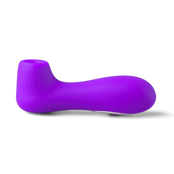 12 Speed Silicone Rechargeable Clitoral Stimulator - Purple