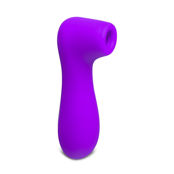 12 Speed Silicone Rechargeable Clitoral Stimulator - Purple