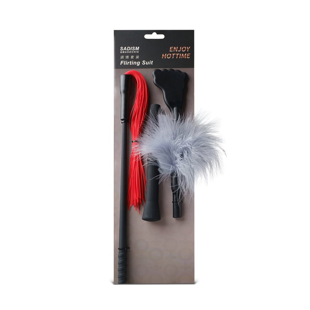 Whip, Paddle & Feather Tickler Kit