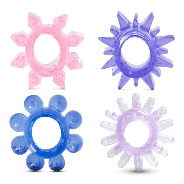 1pc Basic Colorful Cock Ring