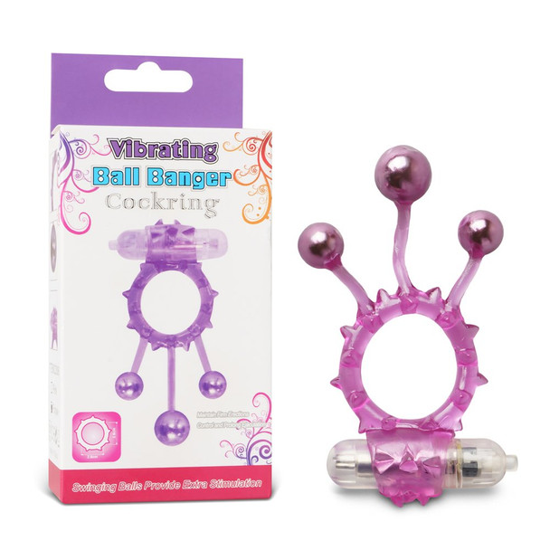 Vibrating Ball Banger Cock Ring