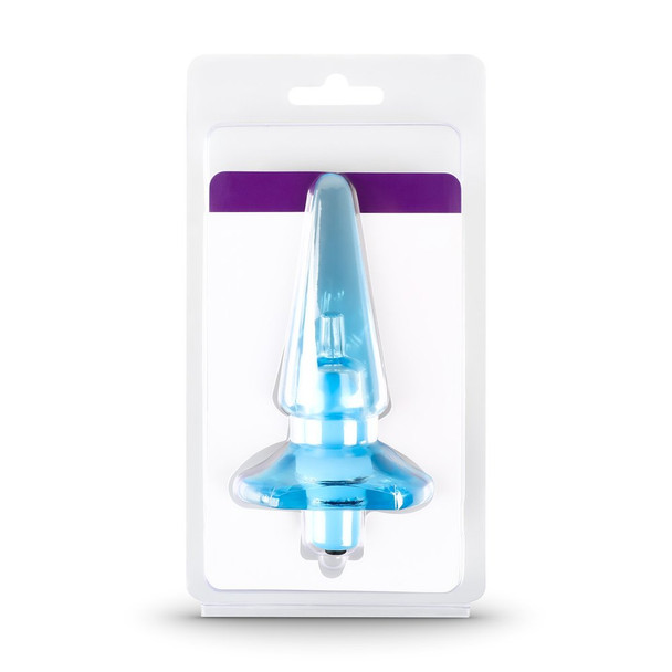 Vibrating Anal Plug - Blue