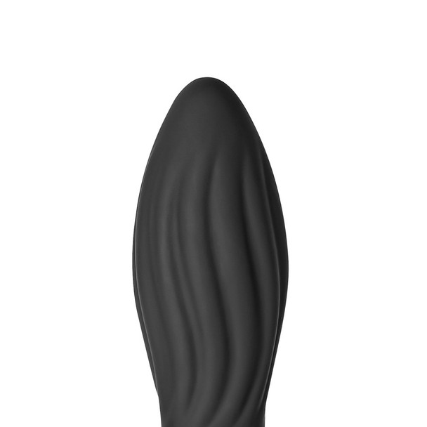 Silicone Vibrating Anal Plug with Ring