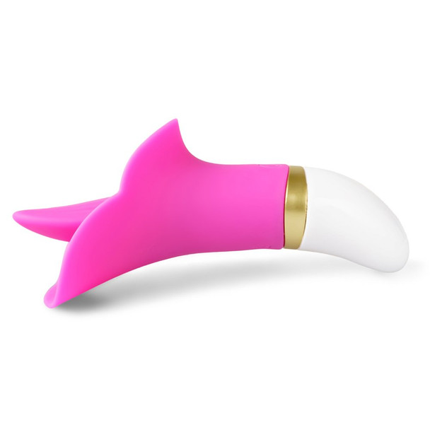12 Speed Silicone Vibrating Tongue - Pink