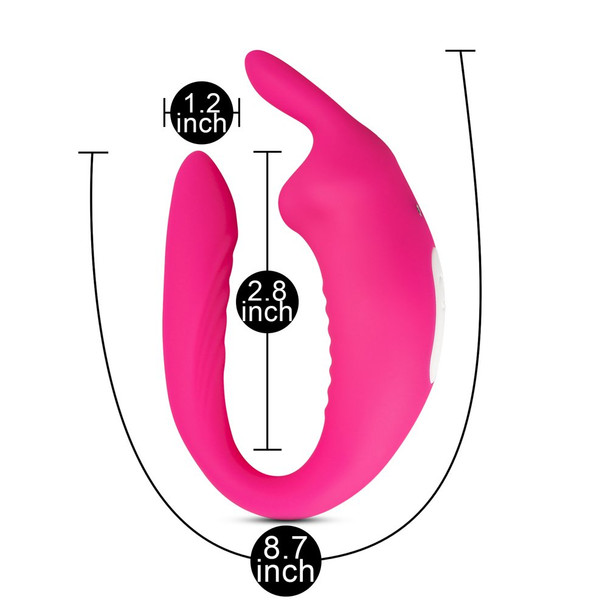 9 Speeds Remote Control Clitoral & G-Spot Rabbit Vibrator