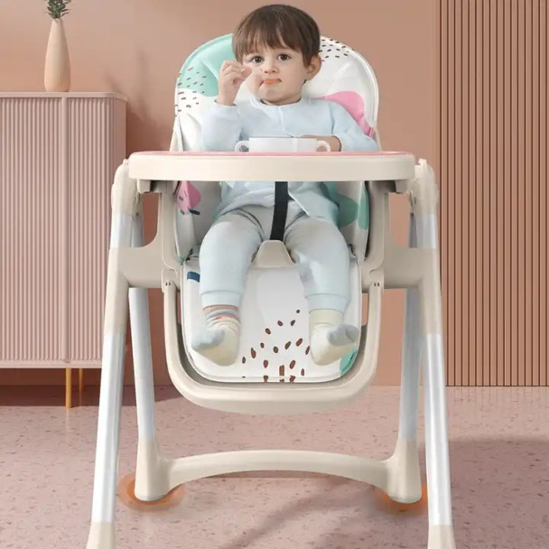 Large Foldable Portable Baby Dining Chair