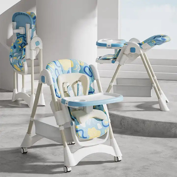 Large Foldable Portable Baby Dining Chair