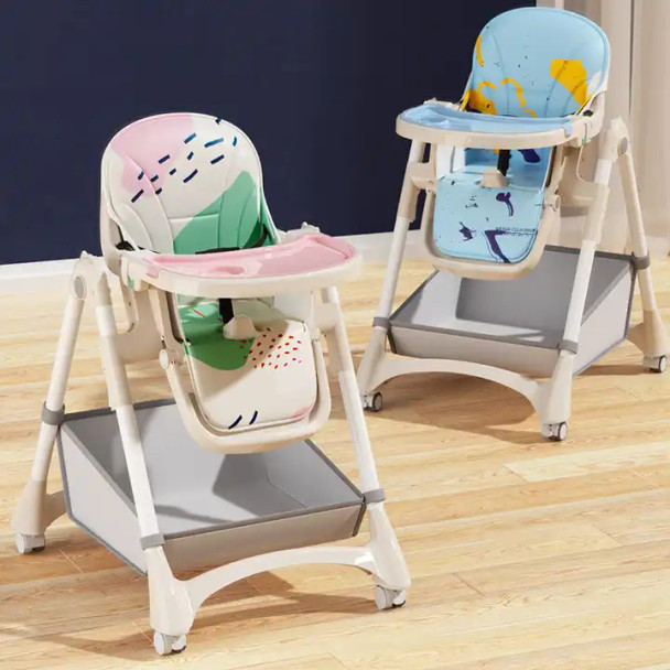 Large Foldable Portable Baby Dining Chair