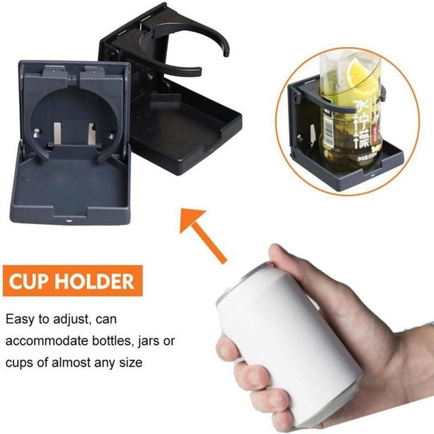 Portable Foldable Telescopic Car Water Cup Holder Wall-mounted Storage Rack(B Type)