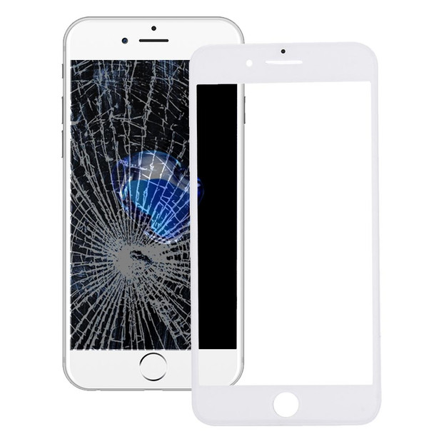 2 in 1 for iPhone 7 Plus (Original Front Screen Outer Glass Lens + Original Frame)(White)