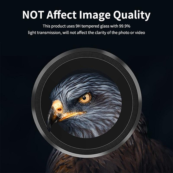 For Samsung Galaxy A05s ENKAY Hat-Prince 9H Rear Camera Lens Aluminium Alloy Tempered Glass Film(Light Blue)