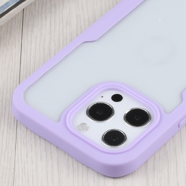 Acrylic + TPU 360 Degrees Full Coverage Shockproof Protective Case - iPhone 13 Pro(Purple)