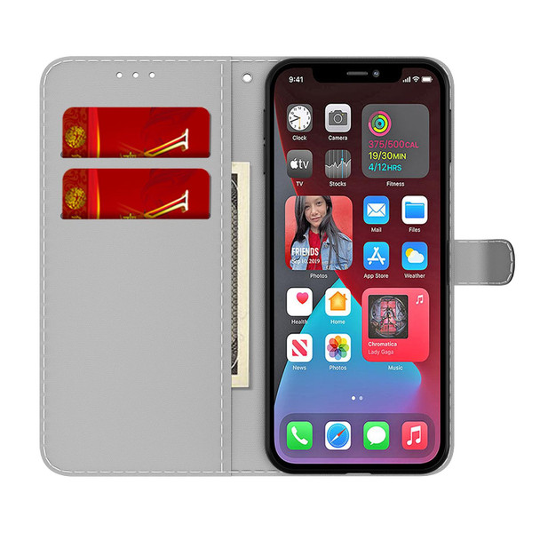 Cloud Fog Pattern Horizontal Flip Leatherette Case with Holder & Card Slot & Wallet - iPhone 13 Pro(Dark Green)
