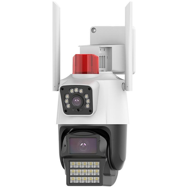 QX87 4MP WiFi Dual Camera Supports Two-way Voice Intercom & Humanoid Detection(UK Plug)