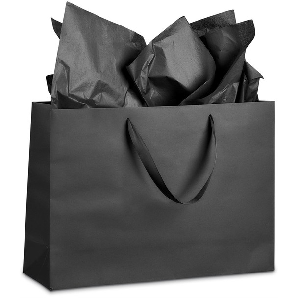 Ritz Maxi Paper Gift Bag - Black