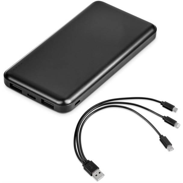 Kingpin Black 10 Compact Power Bank -  10,000mAh