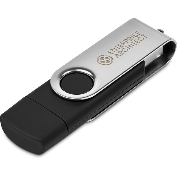 Shuffle Glint Flash Drive – 32GB - Silver