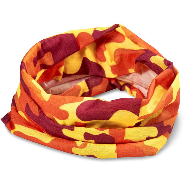 Kids Camo Flexi Tubular Bandana - Orange