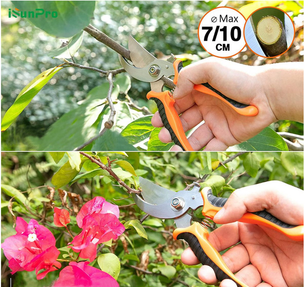 7-Pieces Heavy-Duty Gardening Tool Set