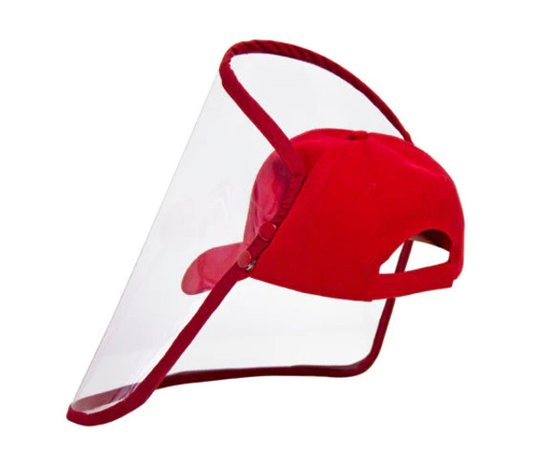 Red Kiddies Cap with Visor