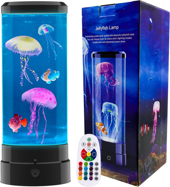 Changing Jellyfish Lamp with Remote Control