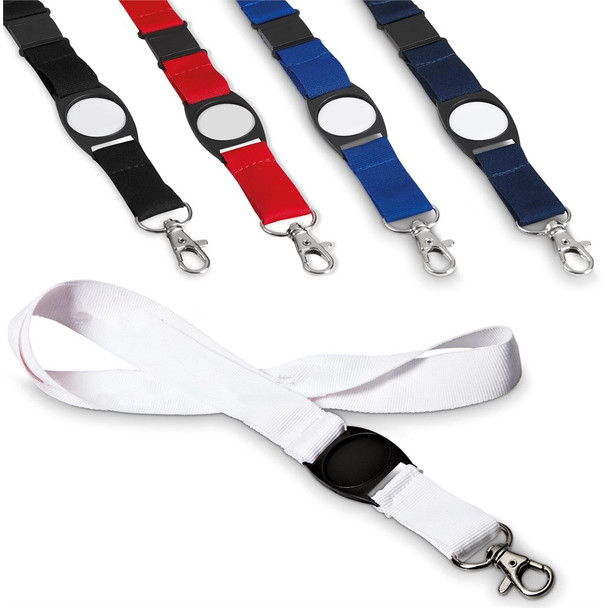 Bold Statement Dome Lanyard