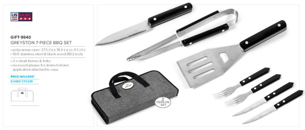 US Basic Greyston 7-Piece Braai Set