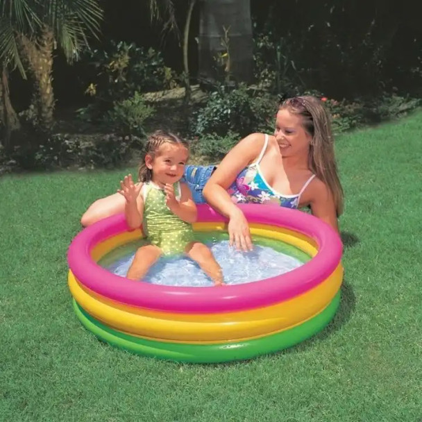 Intex Sunset Glow Three Ring Pool