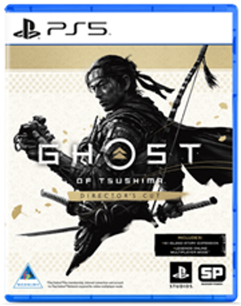 PlayStation 5 Game - Ghost of Tsushima Directors Cut - Remastered, Retail Box, No Warranty on Software