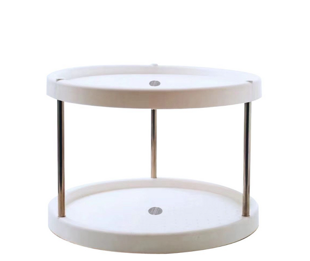 Two-Tier Lazy Susan Turn Table Organiser