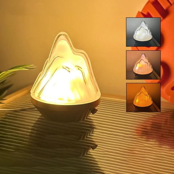 Flame Mountain Lamp