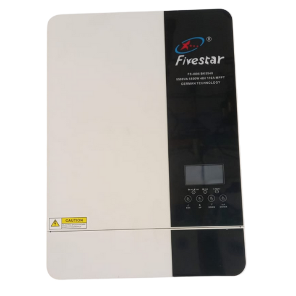 FiveStar 5.5KVA 5.5KW 48v Pure Sine MPPT Hybrid Solar Inverter