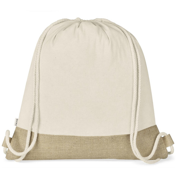 Okiyo Bijin Jute & Cotton Drawstring Bag