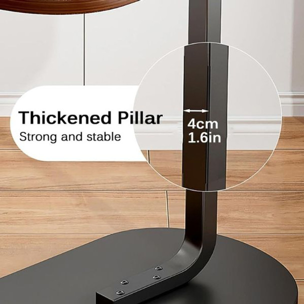 Modern C-Shaped Couch Side Table