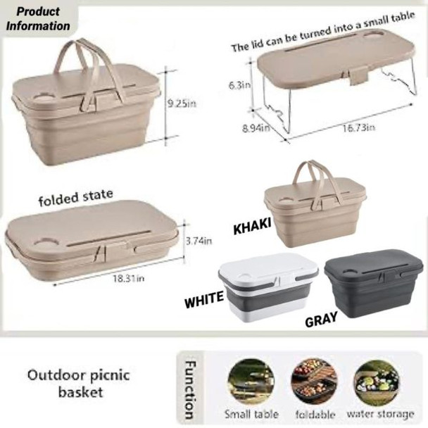 Multifunctional Folding Picnic Camping