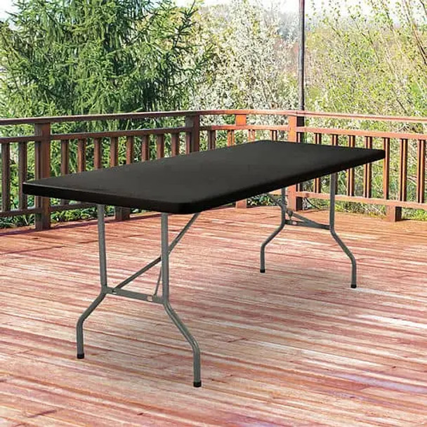 1.8m Folding Table - Black