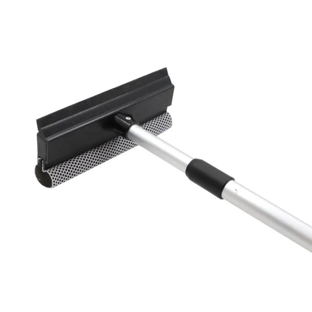 Extendable Window Squeegee Cleaner with Sponge