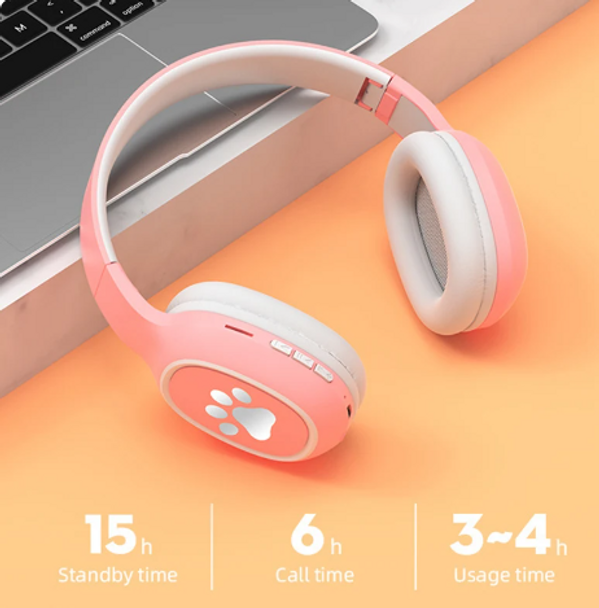 Wireless Headphone- Pink