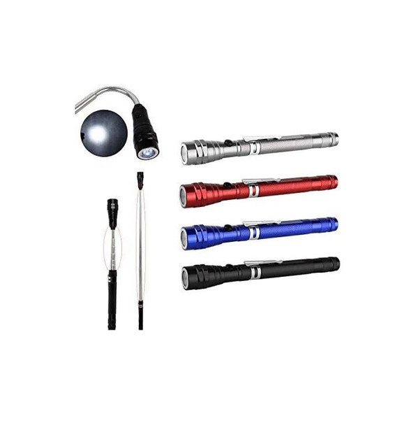 Multifunctional Telescopic Magnetic Pickup Tool Flashlight