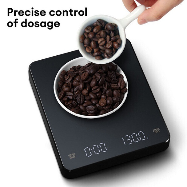 USB Rechargeable Digital Coffee Scale With Timer