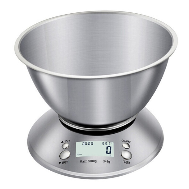 Digital Kitchen Scale With Bowl